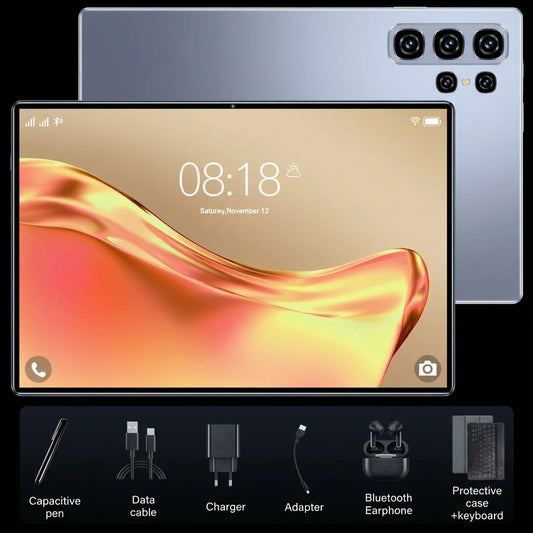 Tablette Android 13 10,36″ grise | 16 Go + 1 To