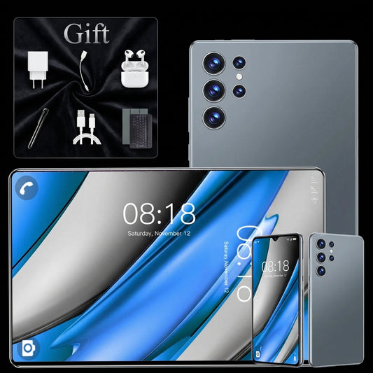 Tablette S23 Gris – Écran 10,36″, Android 13, 16 Go + 1 To