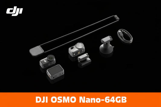 DJI Osmo Nano – Caméra Vlog 4K/60fps Compacte avec Capteur 1/1.3" et Double Micro