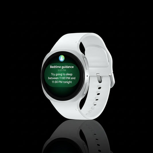 Samsung Galaxy Watch 8 Super AMOLED 1.5" 32Go Bluetooth/LTE - Montre Connectée Santé Fitness - Blanc 44mm Premium