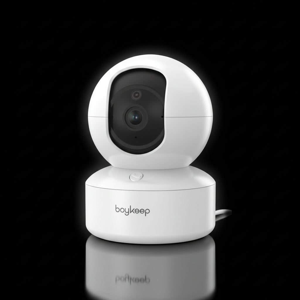 Caméra WiFi Boykeep 3MP Suivi Auto 360° Vision Nocturne 5G/2.4GHz