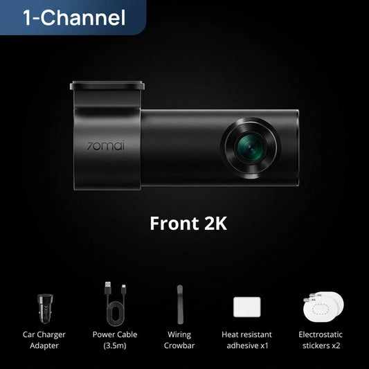 70mai M310 Plus – Dashcam 2K 1440p, Wi-Fi et grand-angle 143°