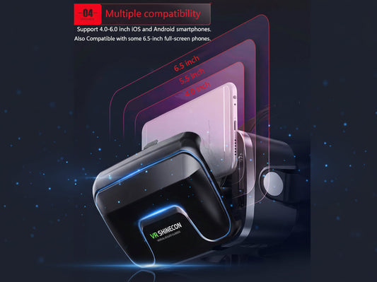 Casque VR Shinecon 10.0 – Réalité Virtuelle Premium 3D pour Smartphone