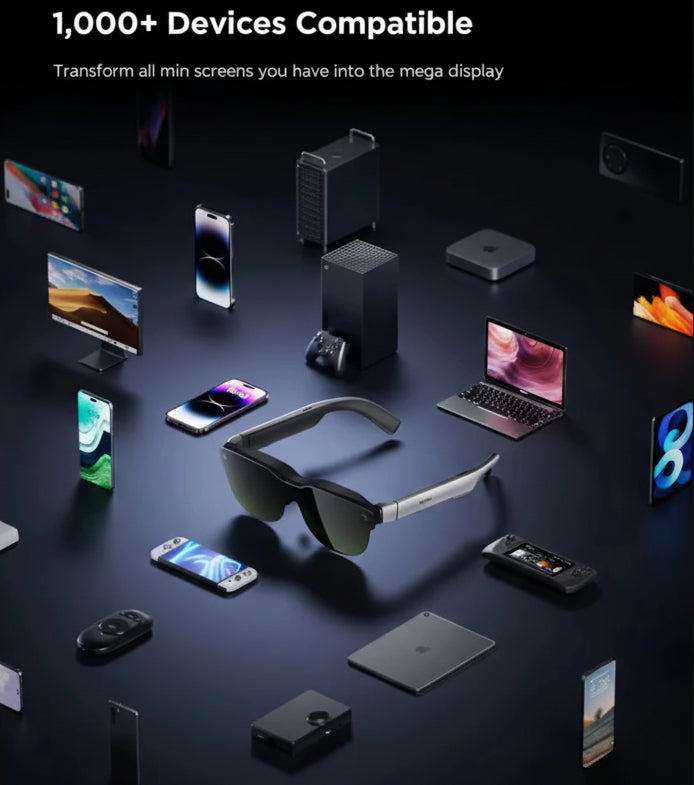RayNeo Air 3S – Lunettes AR Micro OLED 3D HD | Cinéma Privé Portable pour Mobile & PC
