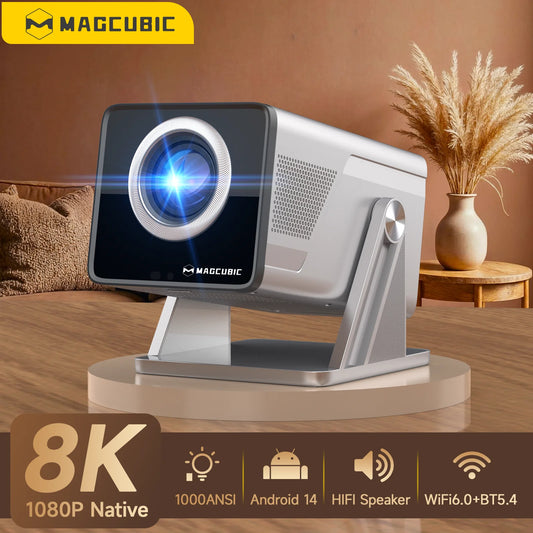 Magcubic X7 – Vidéoprojecteur Full HD, Android 14 et télécommande vocale