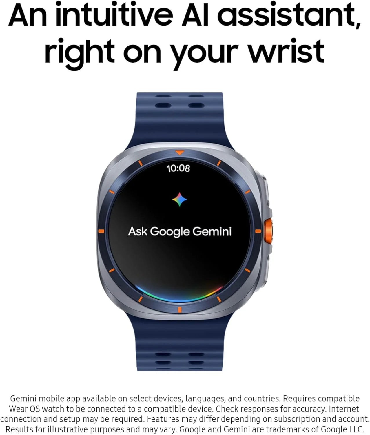 Samsung Galaxy Watch Ultra 2025 | Super AMOLED 1,5" · LTE · 590 mAh · Titanium White