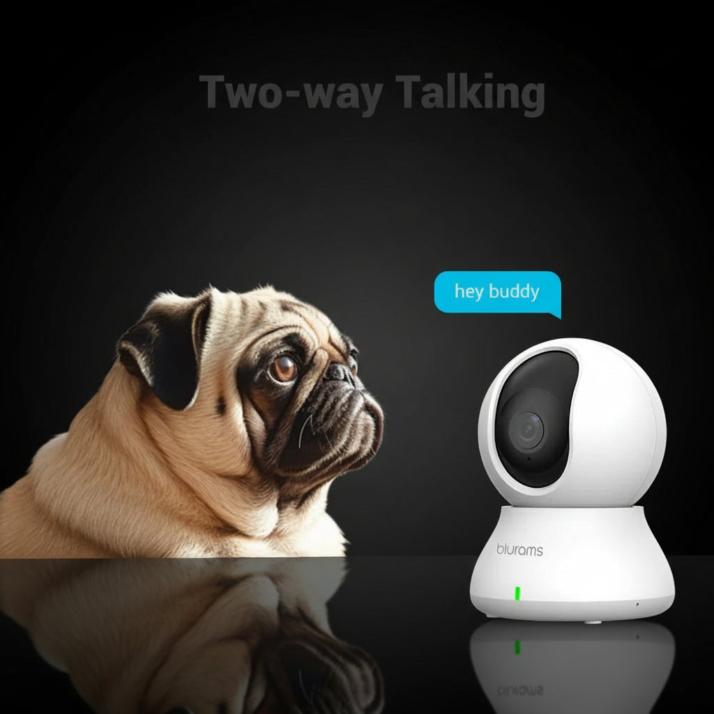 Caméra Surveillance WiFi 2K 360° PTZ Dual Band 2.4/5G Vision Nocturne