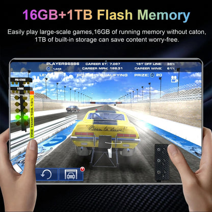 Tablette S23 Gris – Écran 10,36″, Android 13, 16 Go + 1 To