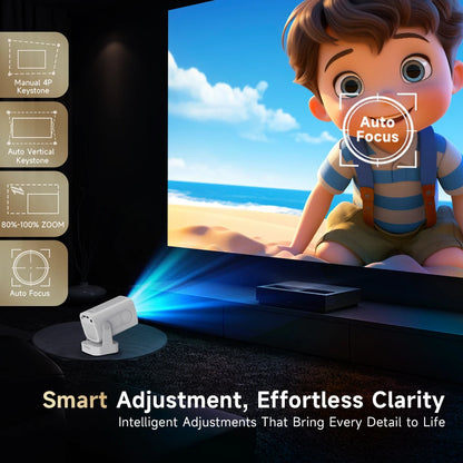 Magcubic HY310 – Vidéoprojecteur Portable Full HD 1080p | 330 ANSI, WiFi 6, Autofocus, Android 11