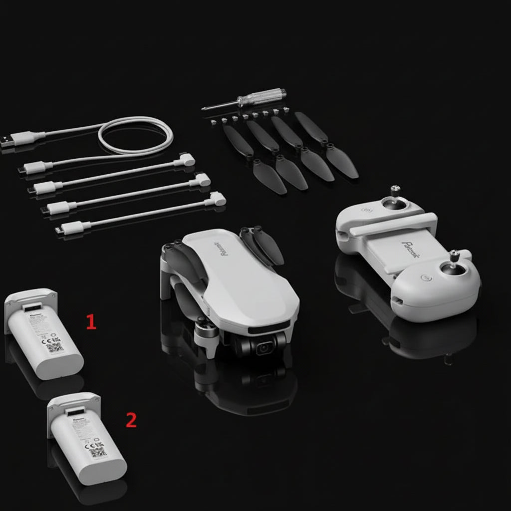 Drone Potensic C0 ATOM SE 4K GPS Gimbal 1 Axe 249g - Portée 4km Waypoint Follow Me - Kit 2 Batteries