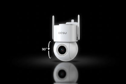 Caméra AOSU 5MP WiFi PTZ 360° – Caméra Sécurité Extérieure Auto-Tracking Alexa