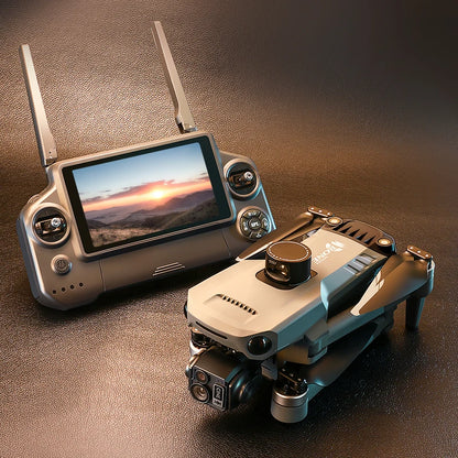 Drone Professionnel D12 8K Gimbal 3 Axes GPS Évitement Obstacles - Moteurs Brushless FPV Quadricoptère