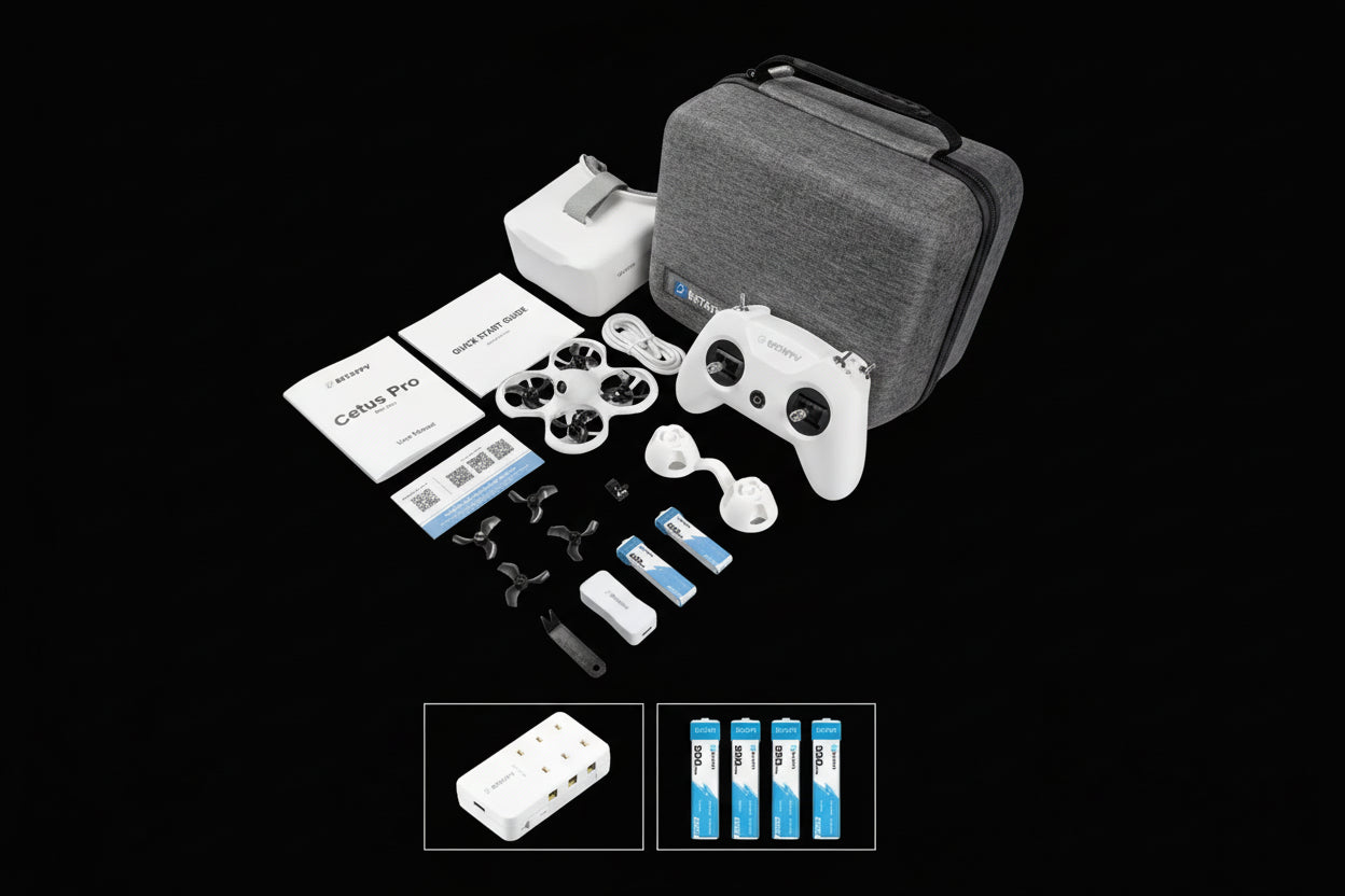 BETAFPV Cetus PRO FPV Kit – Drone Racing Indoor avec Radiocommande et Lunettes