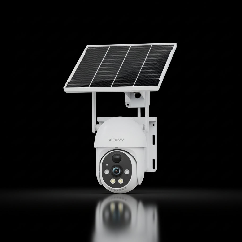 Caméra Solaire 8MP 2K WiFi PTZ Autonome IP65 Vision Nocturne