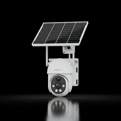 Caméra Solaire 8MP 2K WiFi PTZ Autonome IP65 Vision Nocturne