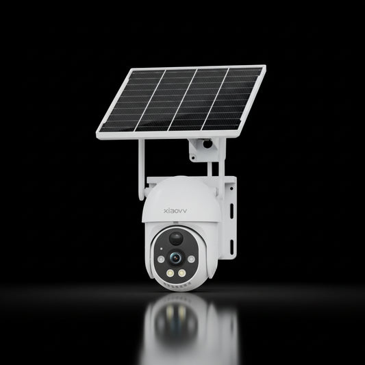 Caméra Solaire 8MP 2K WiFi PTZ Autonome IP65 Vision Nocturne