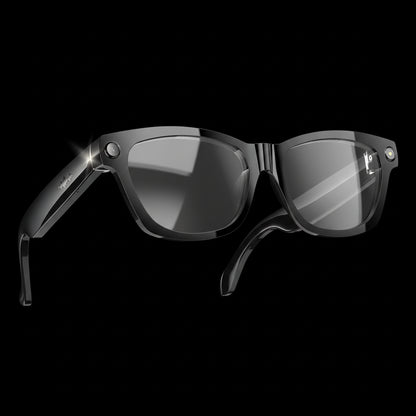 Lunettes Connectées Blackview BV100 AI Caméra 8MP Traduction Temps Réel WiFi Bluetooth 5.4 - Smart Glasses Audio