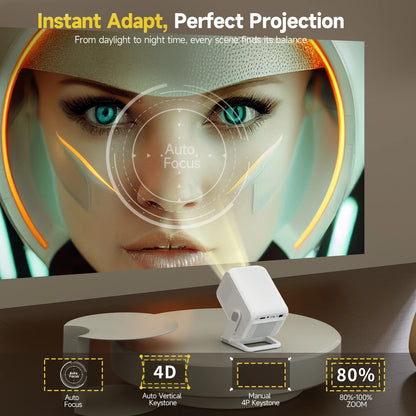 Magcubic HY310X – Vidéoprojecteur Portable Full HD 1080p | 420 ANSI, WiFi 6, Autofocus, Android 11
