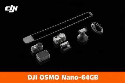 DJI Osmo Nano – Caméra Vlog 4K/60fps Compacte avec Capteur 1/1.3" et Double Micro