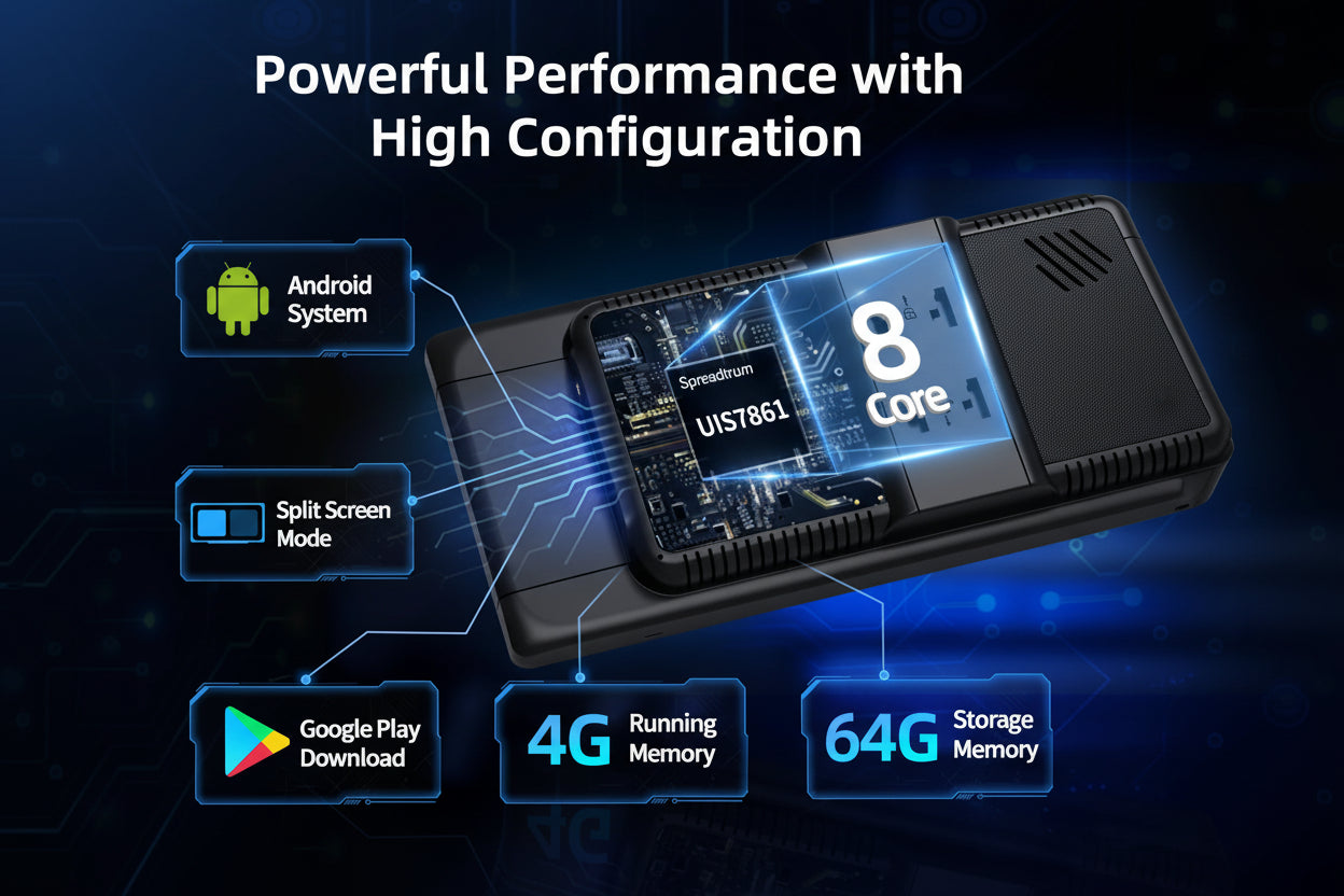 Autoradio Android 14 Imagbon W60N 11.3" 8 Cœurs CarPlay WiFi 5G