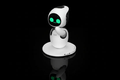 Eilik Chrome Silver - Robot Compagnon Interactif Édition Chromée Premium