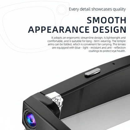 ERVPES G300L — Lunettes Connectées IA | Traduction Simultanée | Bluetooth | Vidéo