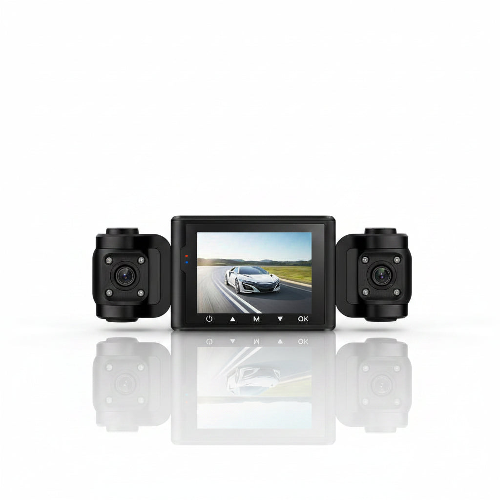Dashcam 4 Caméras HD 1080P – Enregistrement 360° & Vision Nocturne | Podofo