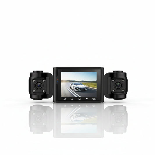 Dashcam 4 Caméras HD 1080P – Enregistrement 360° & Vision Nocturne | Podofo