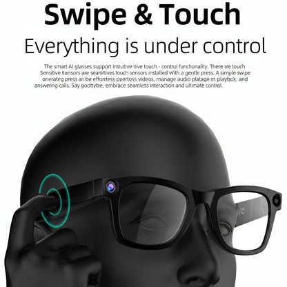 ERVPES G300S — Lunettes Connectées IA | Traduction Simultanée | Bluetooth | Vidéo