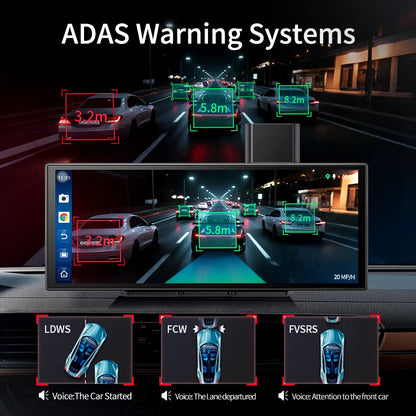 Dashcam Rétroviseur Imagebon M70 11.4" Android 14 8+128Go CarPlay 4G