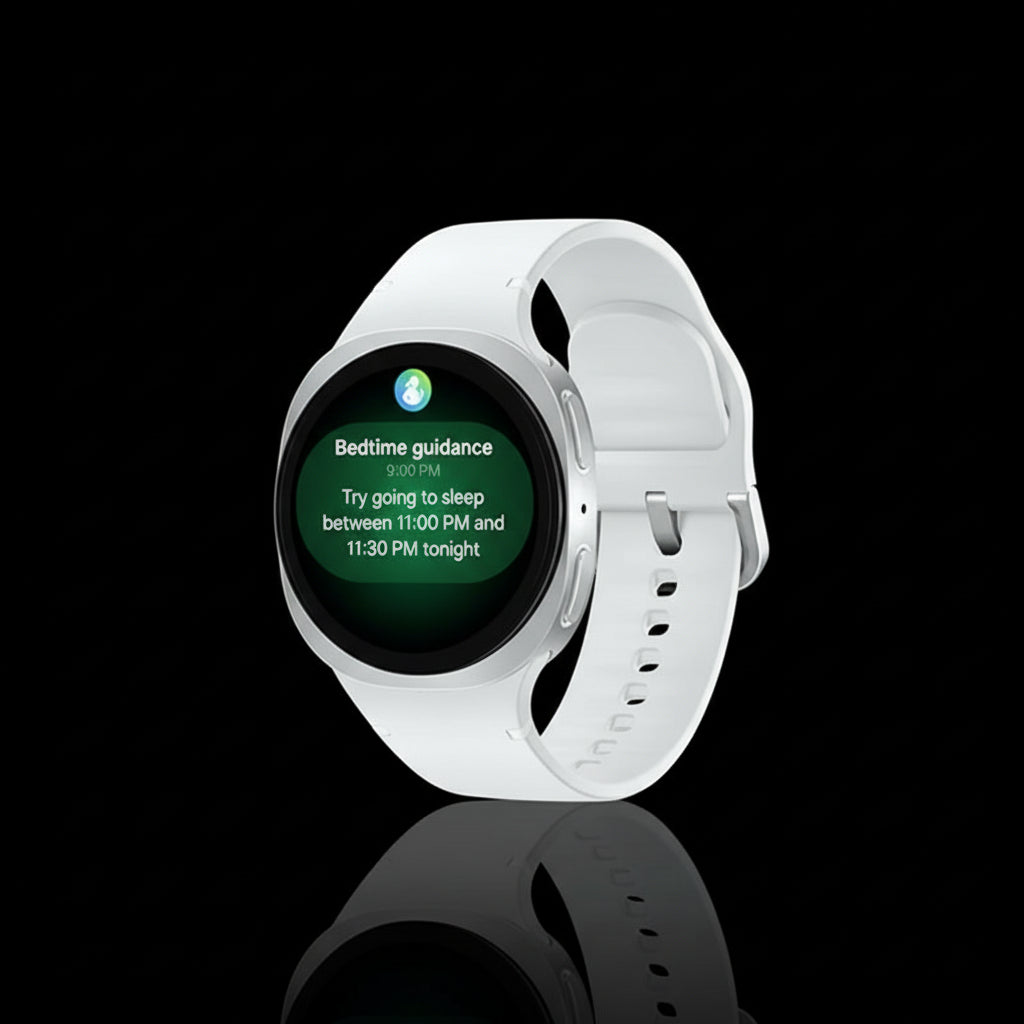 Samsung Galaxy Watch 8 Super AMOLED 1.5" 32Go Bluetooth/LTE - Montre Connectée Santé Fitness - Blanc 44mm Premium