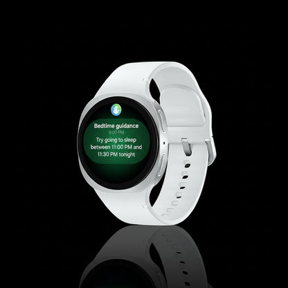 Samsung Galaxy Watch 8 Super AMOLED 1.5" 32Go Bluetooth/LTE - Montre Connectée Santé Fitness - Blanc 44mm Premium