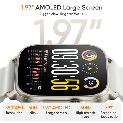 Realme Watch 5 – Montre Connectée GPS AMOLED 1,97" | 108 Sports | Autonomie 14 Jours