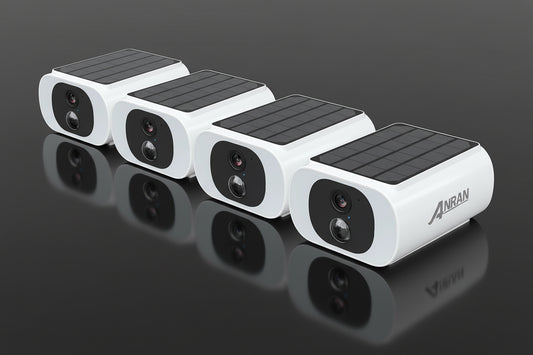 Pack 4 Caméras WiFi Solaires ANRAN 3MP Vision Nocturne Couleur