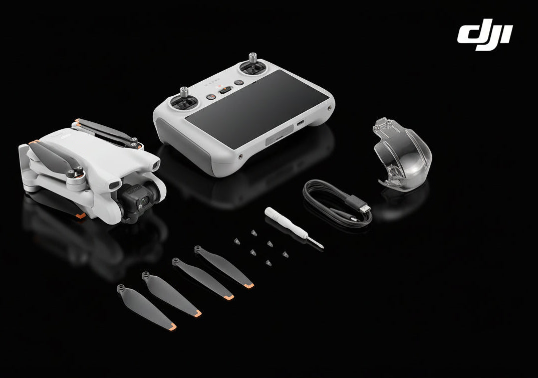 DJI Mini 3 Drone Caméra 4K HDR - Ultra-Léger 249g avec DJI RC et 38 Min d'Autonomie -