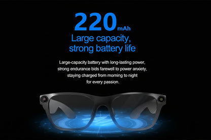Lunettes Connectées AI 4K HD – Caméra Intelligente Bluetooth ChatGPT Traduction