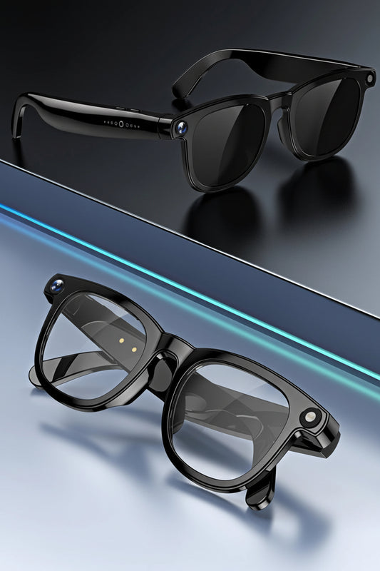 Hiwego V302 — Lunettes Connectées IA | Caméra HD, Traduction Vocale, Appels Bluetooth & Résistance à l’Eau
