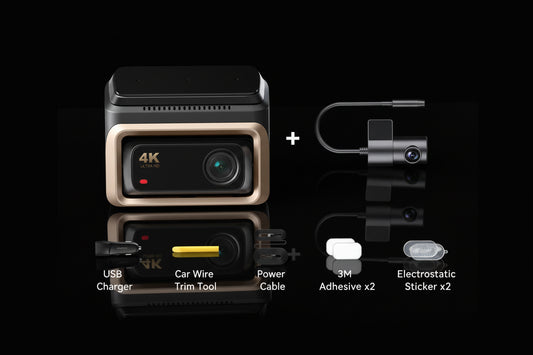 DDPAI Z60 Pro Dashcam Double Caméra 4K – Capteur Sony STARVIS 2 IMX678, WiFi 5GHz & ADAS
