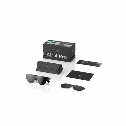 Rayneo Air 4 Pro — Lunettes de Réalité Augmentée | Double OLED, FOV 47°, Contrôle Vocal, IPX-5 & DisplayPort USB-C