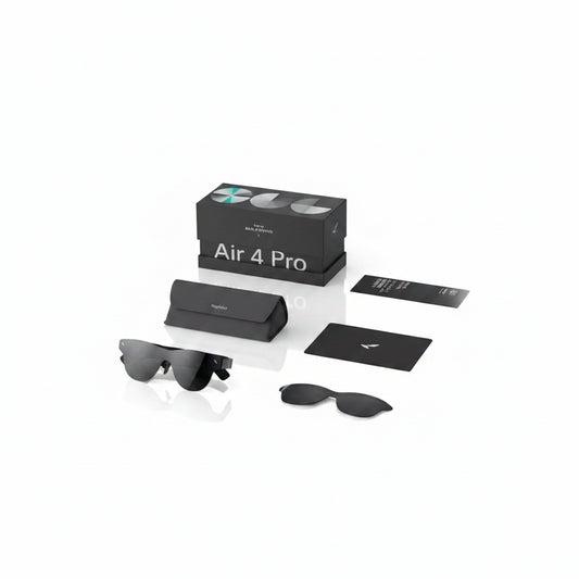 Rayneo Air 4 Pro — Lunettes de Réalité Augmentée | Double OLED, FOV 47°, Contrôle Vocal, IPX-5 & DisplayPort USB-C