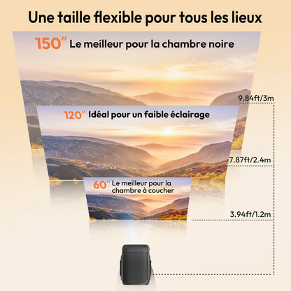 XGODY – Vidéoprojecteur 4K | 450 ANSI | Android 11 | Wi-Fi 6 | Autofocus | Home Cinéma