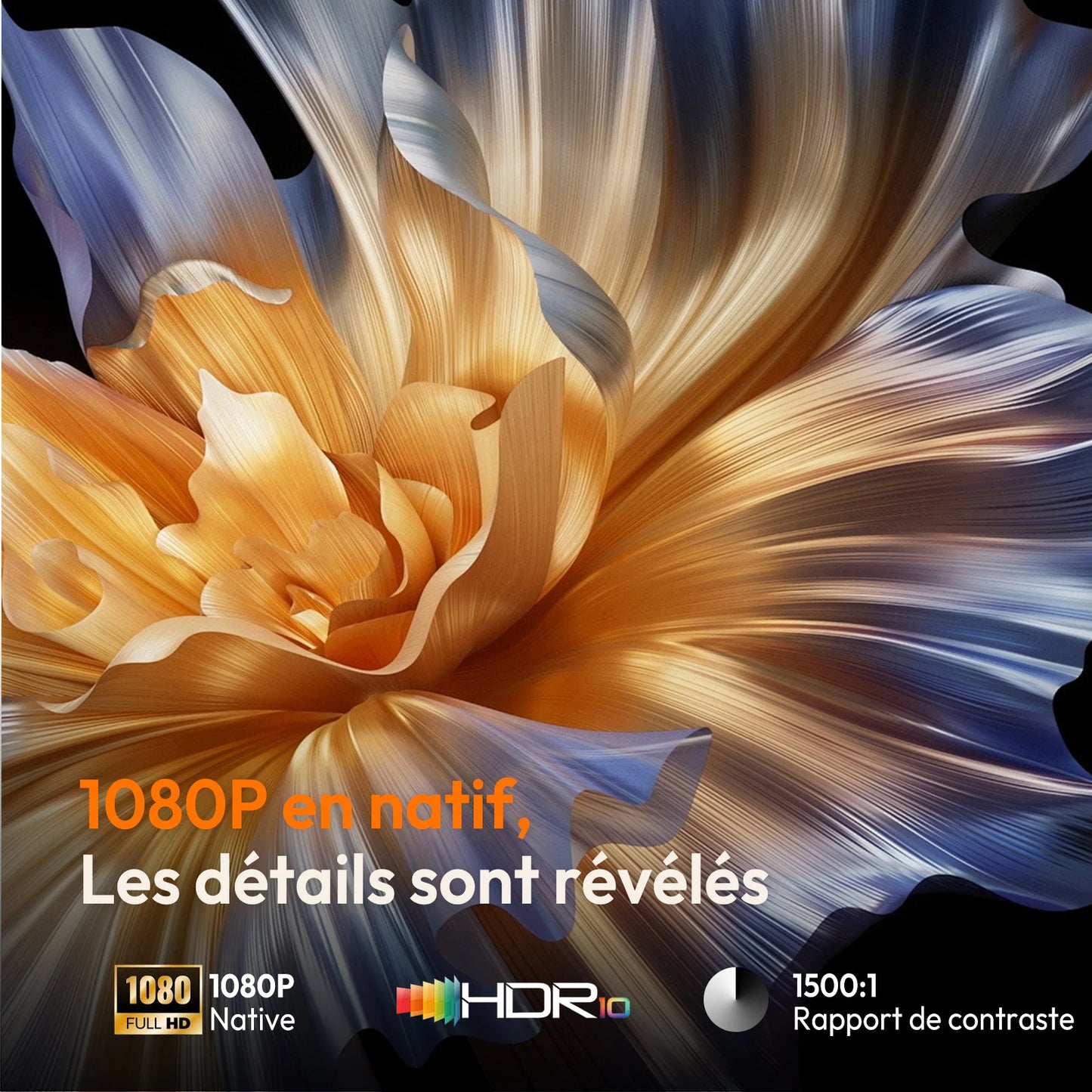 XGODY – Vidéoprojecteur 4K | 450 ANSI | Android 11 | Wi-Fi 6 | Autofocus | Home Cinéma