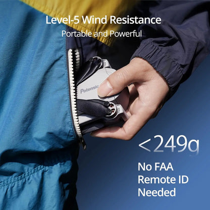 Drone Potensic C0 ATOM SE 4K GPS Gimbal 1 Axe 249g - Portée 4km Waypoint Follow Me - Kit 2 Batteries