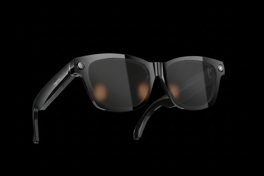 Lunettes Connectées Blackview BV100 AI Caméra 8MP Traduction Temps Réel WiFi Bluetooth 5.4 - Smart Glasses Audio