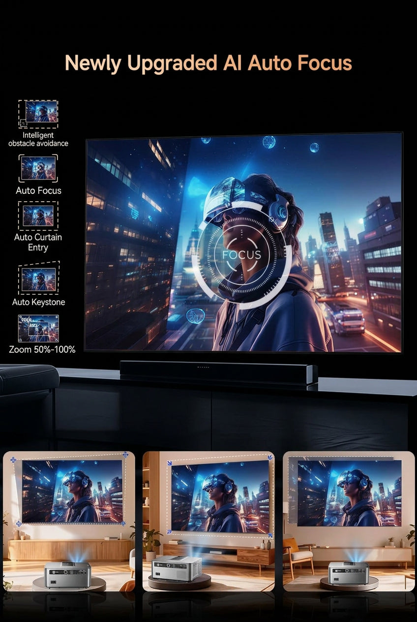 Vidéoprojecteur ThundeaL TD98 Mini Full HD – Android, Wi-Fi 6 et 2 300 ANSI