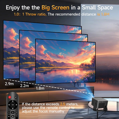 Vidéoprojecteur Magcubic HY350 Max B – Full HD, autofocus et Wi-Fi 6