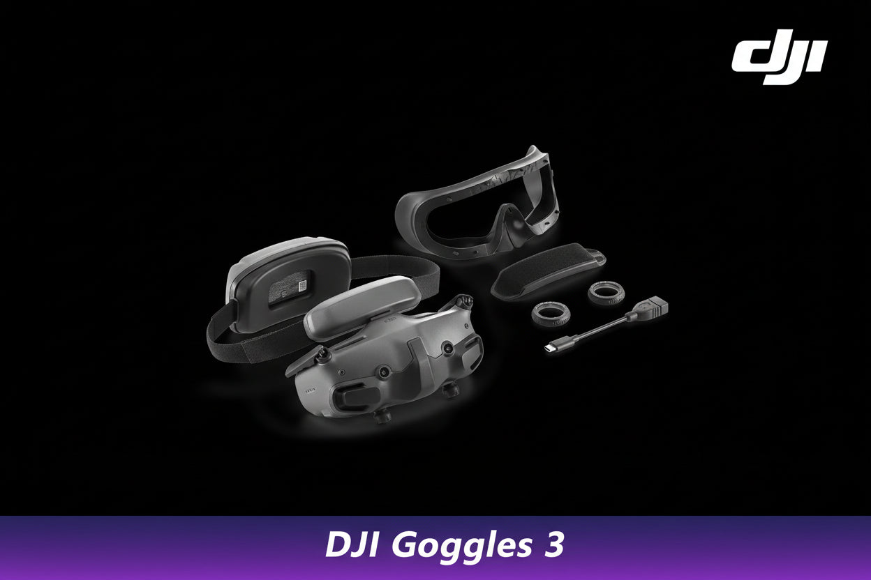 DJI Goggles 3 – Lunettes FPV Micro-OLED Immersives | Transmission O4 HD Sans Fil