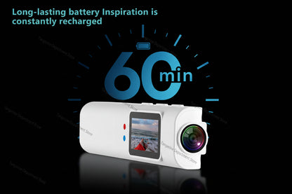 Lunettes Caméra 2.7K HD WiFi Enregistrement Vidéo Audio - Smart Glasses Contrôle APP 128Go Angle 120°