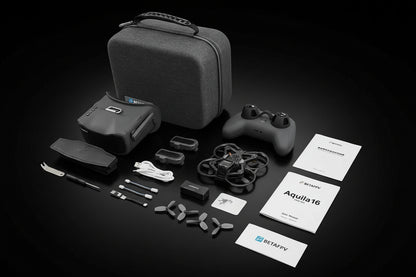 BETAFPV Aquila16 FPV Kit – Drone Brushless ELRS 2.4G RTF | LiteRadio 2 SE + VR03