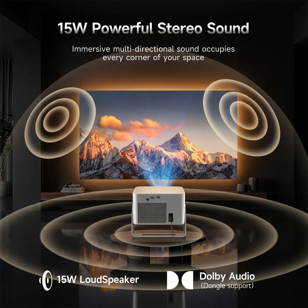 Vidéoprojecteur Magcubic HY350GTV Full HD 1080p avec Google TV